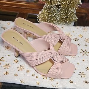 Michael Kors Light Pink Knotted Heels